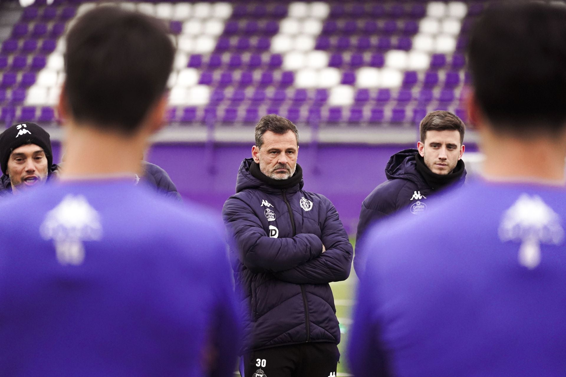 Las imágenes de la vuelta a los entrenamientos del Real Valladolid tras el parón de Navidad