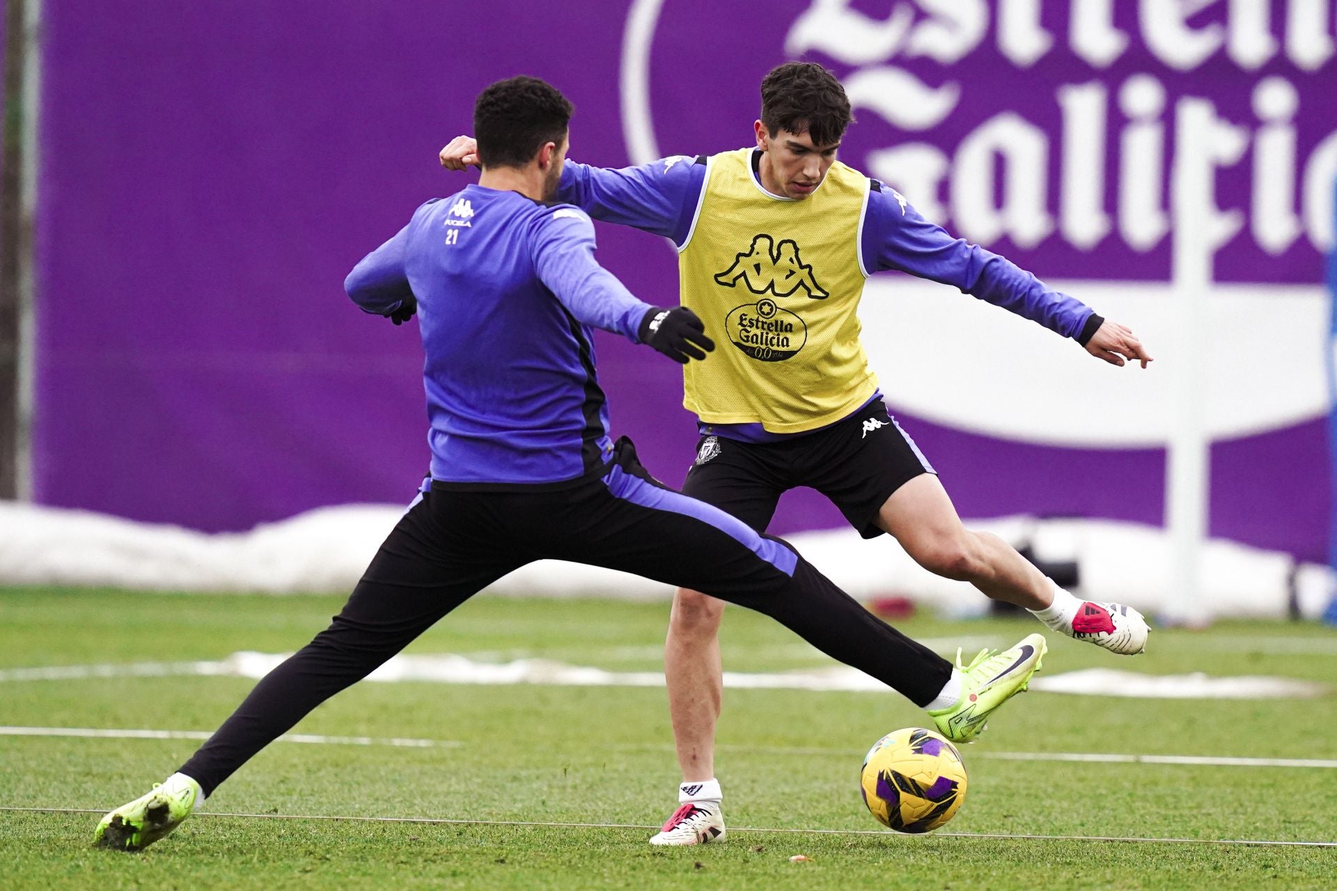 Las imágenes de la vuelta a los entrenamientos del Real Valladolid tras el parón de Navidad