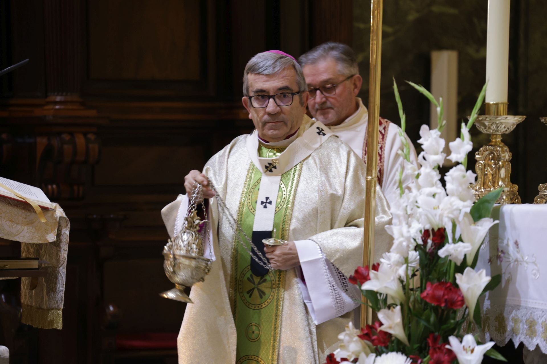 Las imágenes de la procesión del año Santo entre San Andrés y el Santuario