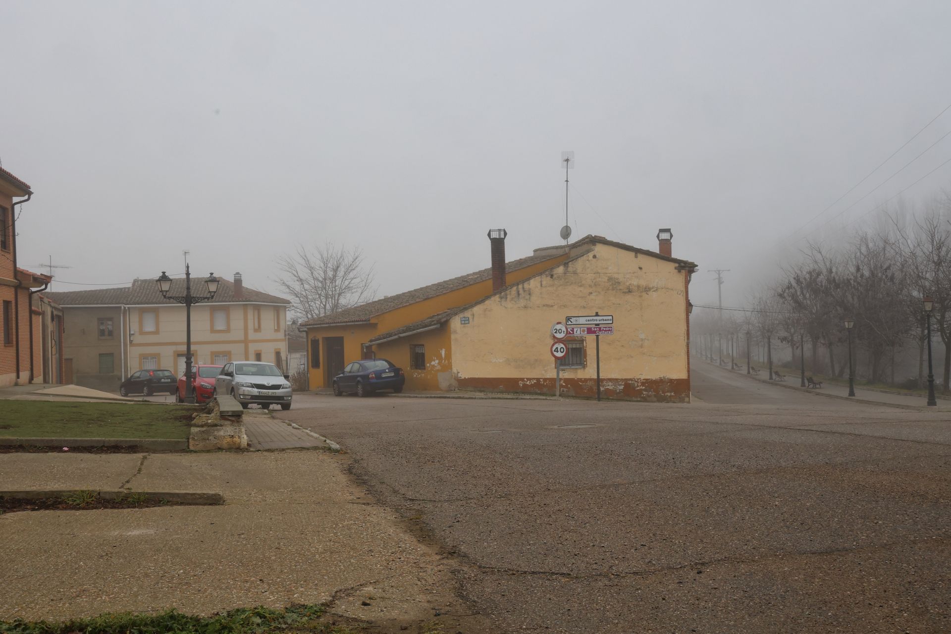 Niebla para despedir el año en Palencia