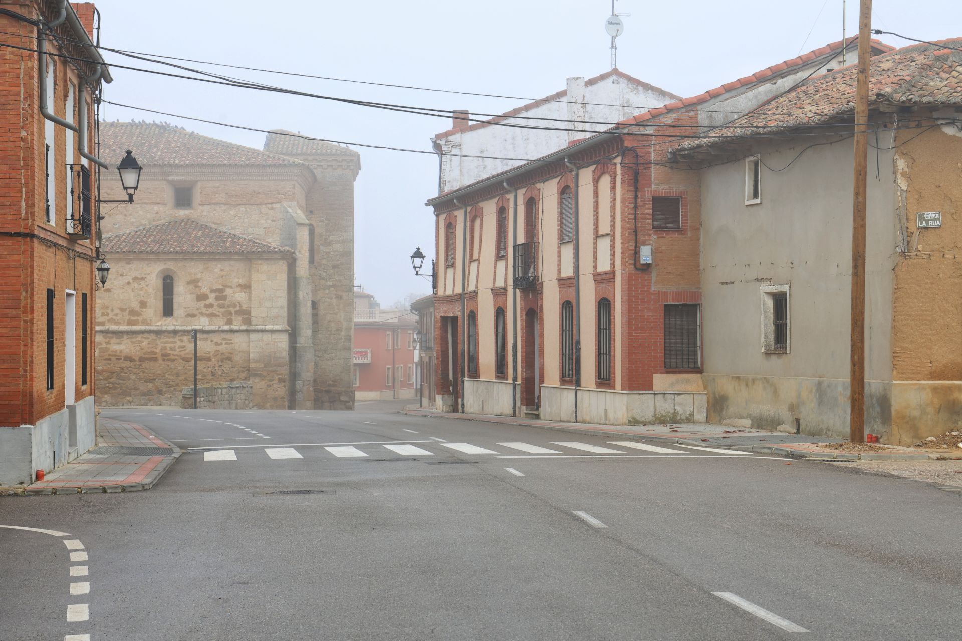 Niebla para despedir el año en Palencia