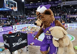 Éxito de la lluvia de peluches en Palencia