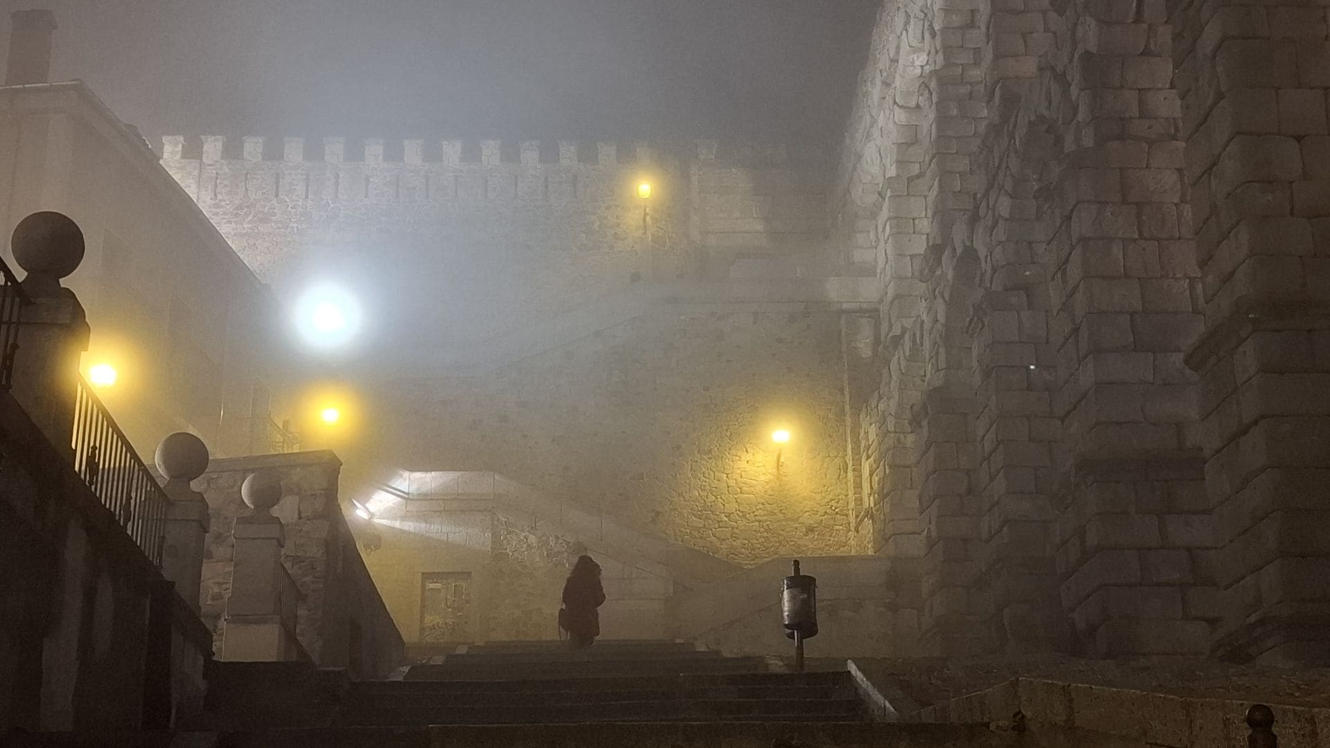 Fotos: la niebla envuelve Segovia