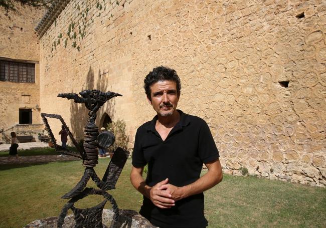 Luis Álvarez, en el castillo de Pedraza.