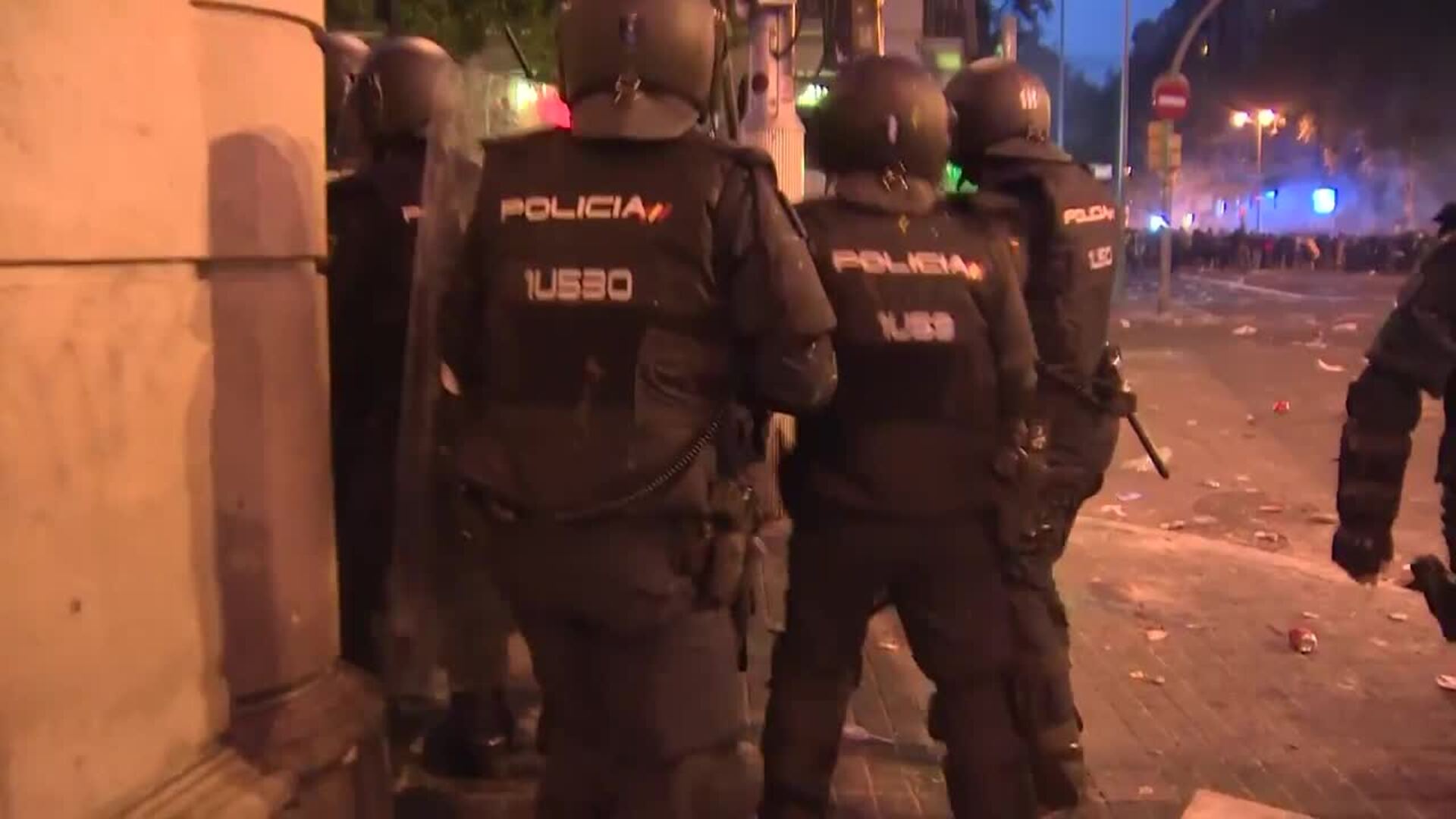 El juez ve violación de los DDHH en las lesiones sufridas por los policías de 'Tsunami'