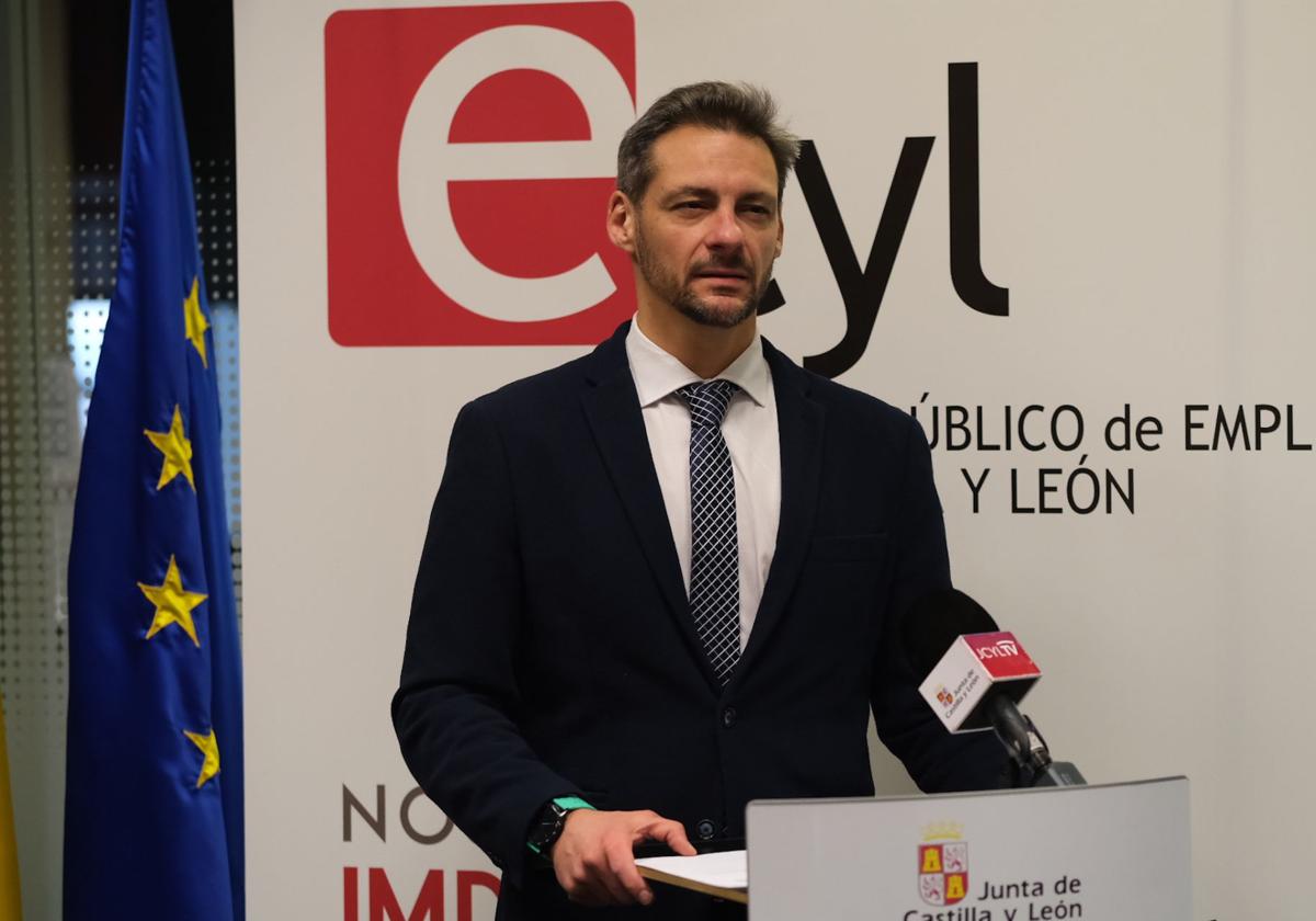 El gerente del Servicio Público de Empleo de Castilla y León, Jesús Blanco.