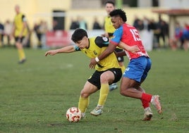 El mojadense Jorge, autor del gol del encuentro.