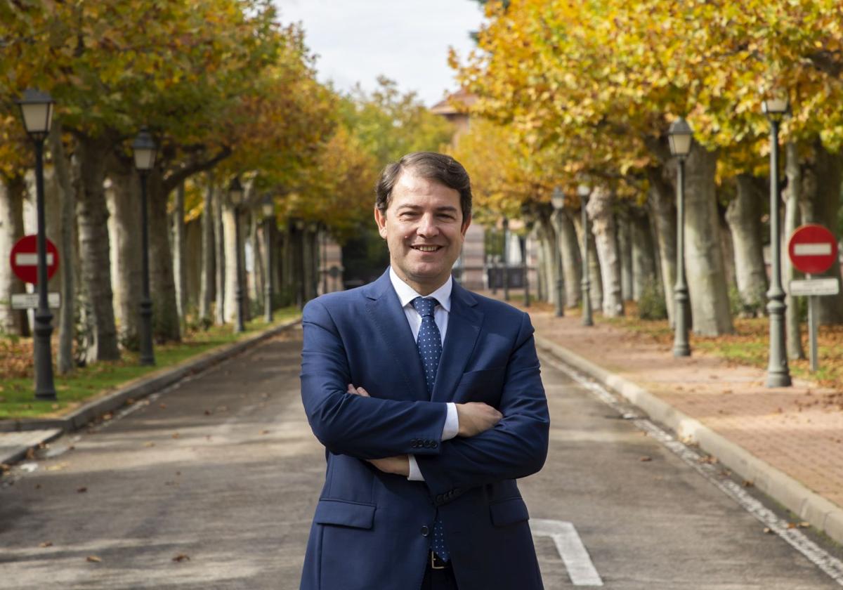 El presidente de la Junta de Castilla y León, Alfonso Fernández Mañueco.