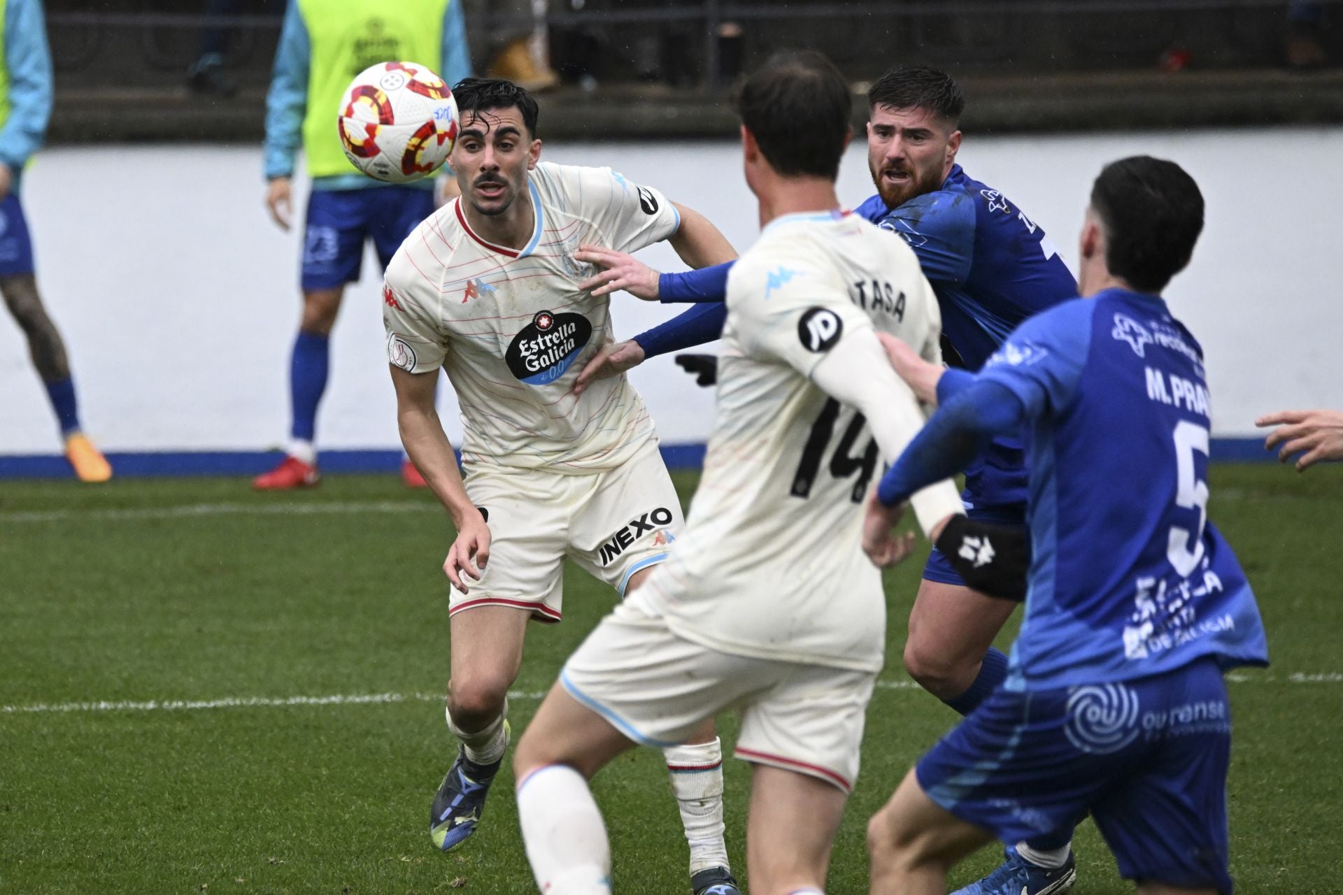 La eliminación del Real Valladolid en Ourense, en imágenes