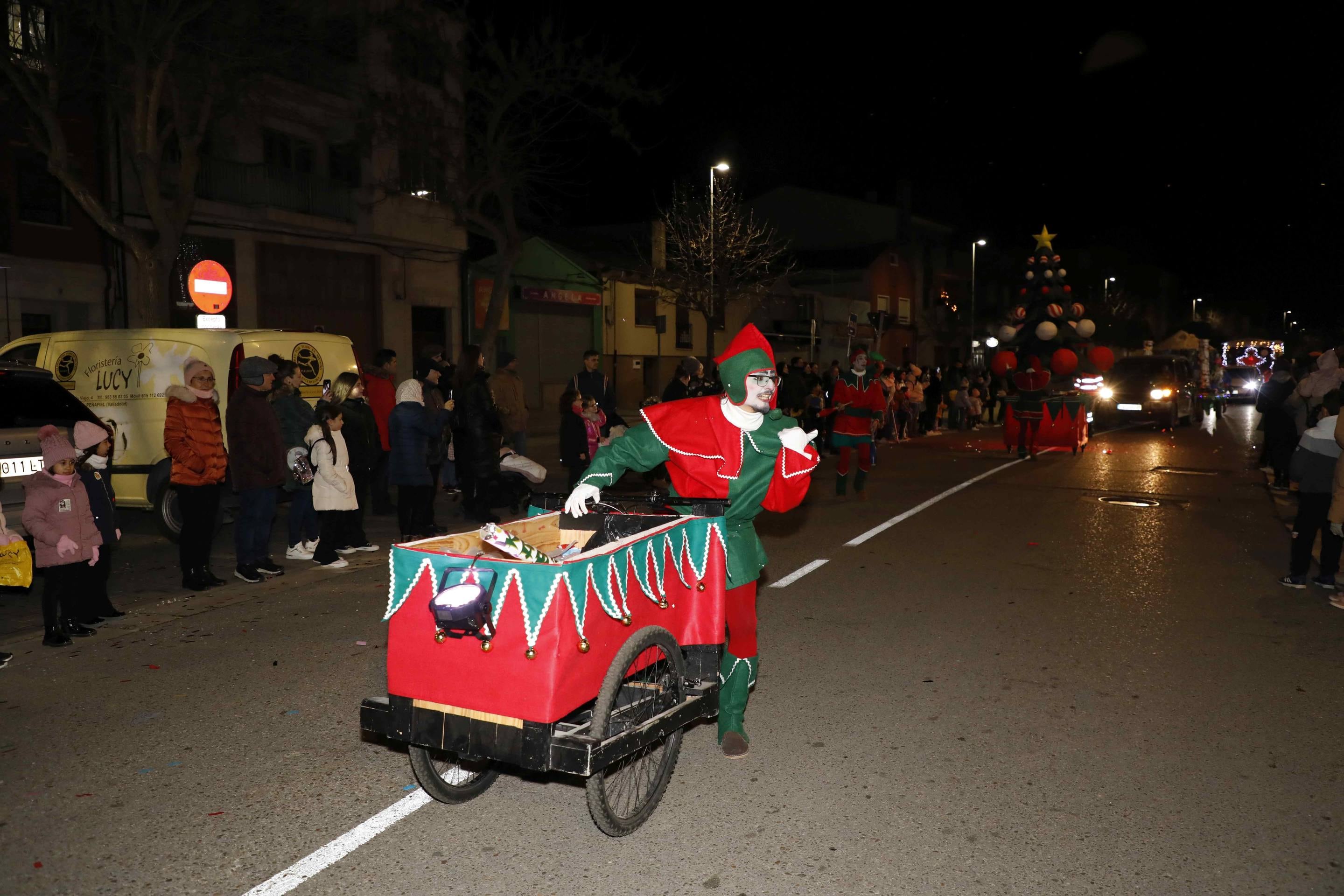 La cabalgata de Reyes de Peñafiel, en imágenes