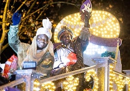 Imágenes de la cabalgata de Reyes celebrada este domingo en Valladolid