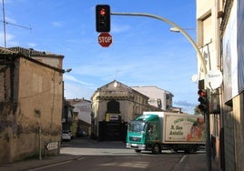 Una de las calles de Cantalejo.