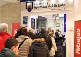 Administración 19 de Loterías, en El Corte Inglés.