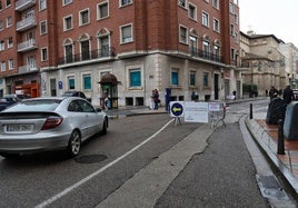 La calle Burgos, cerrada de nuevo al tráfico