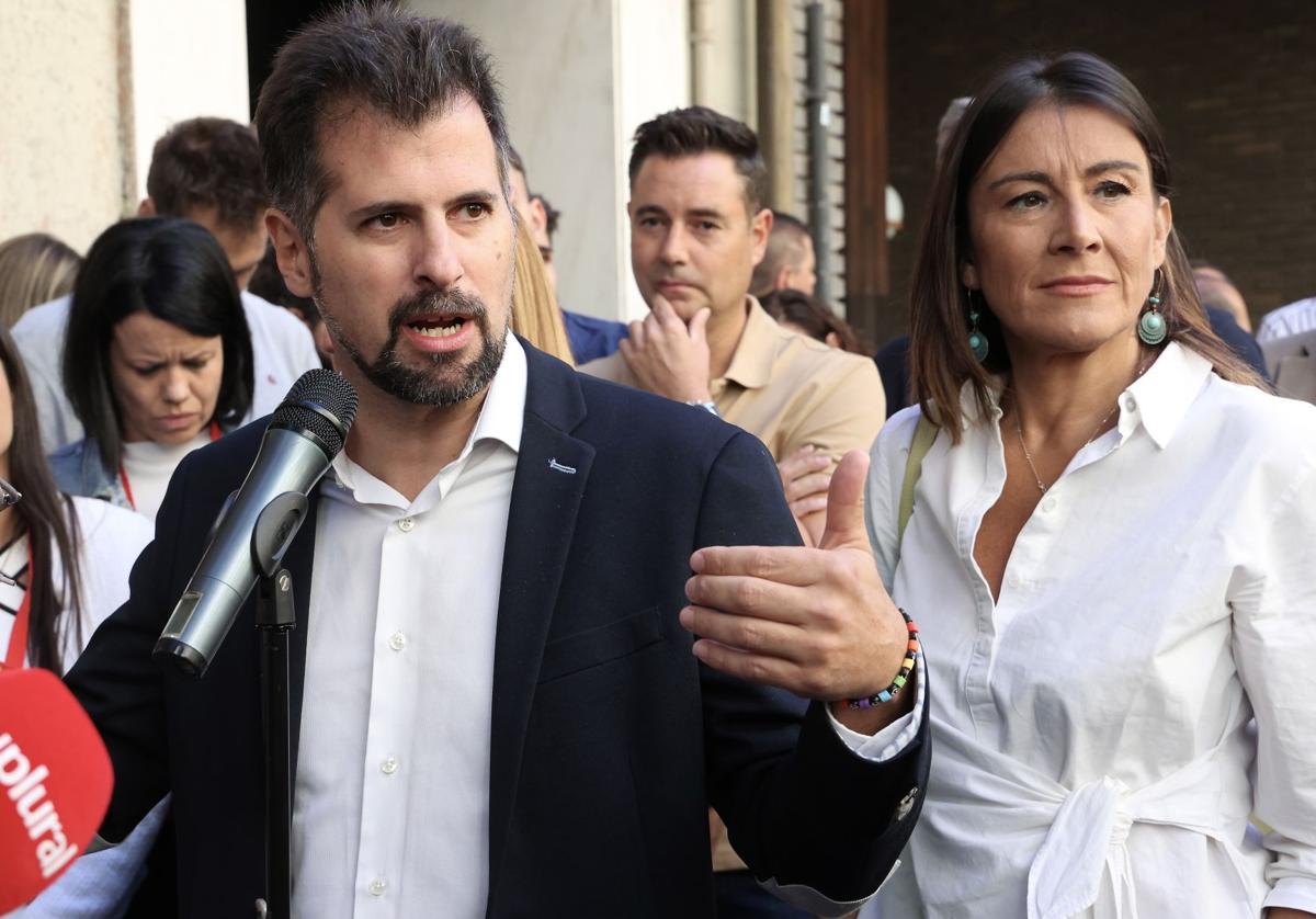 Luis Tudanca y Ana Sánchez, en una imagen de archivo.