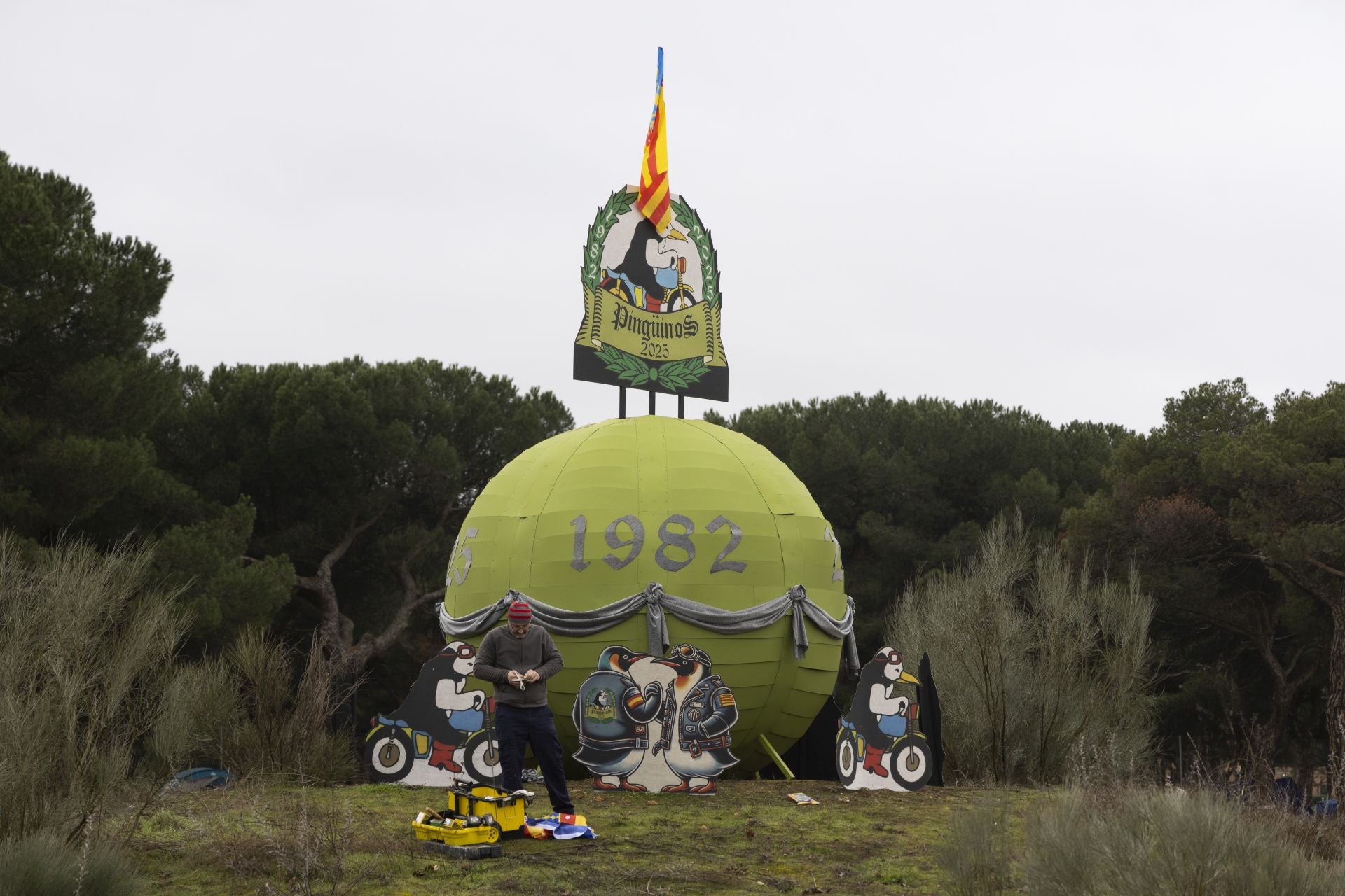 Primera mañana en la zona de acampada de Pingüinos