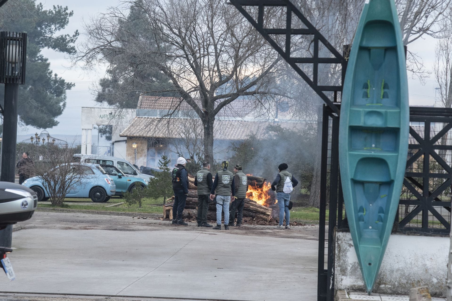 Fotos de um comício de motociclistas em Cantalejo