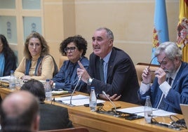 José Mazarías, durante el último pleno del Ayuntamiento de Segovia.