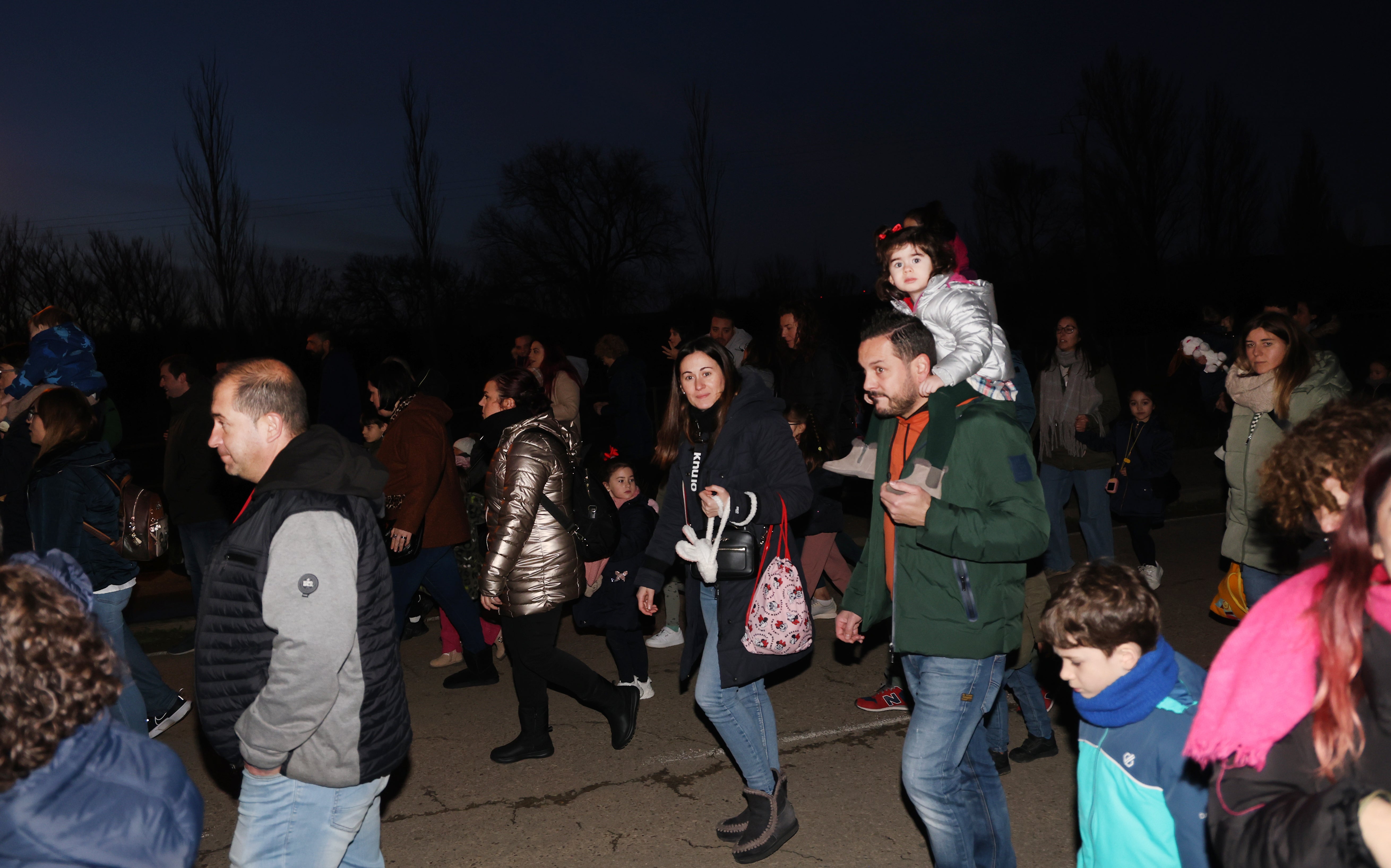 Así ha sido la Cablagata de despedida de los Reyes en Becerril