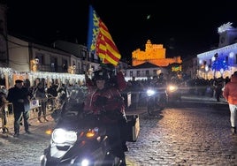 Motoristas de La Leyenda Continúa en Turégano.