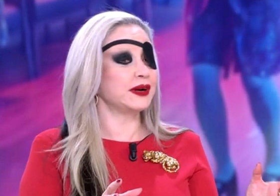 Alaska en el programa en 'TardeAR', en el que colabora.