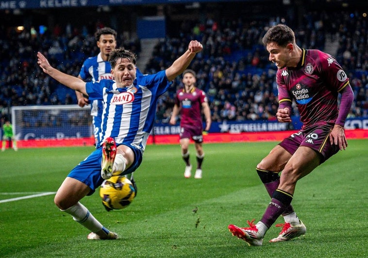 La derrota del Real Valladolid ante el Espanyol, en imágenes