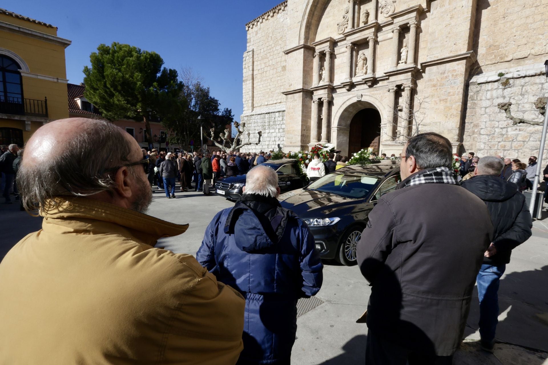 Funeral en Tudela de Duero por el bombero fallecido en acto de servicio en Fompedraza