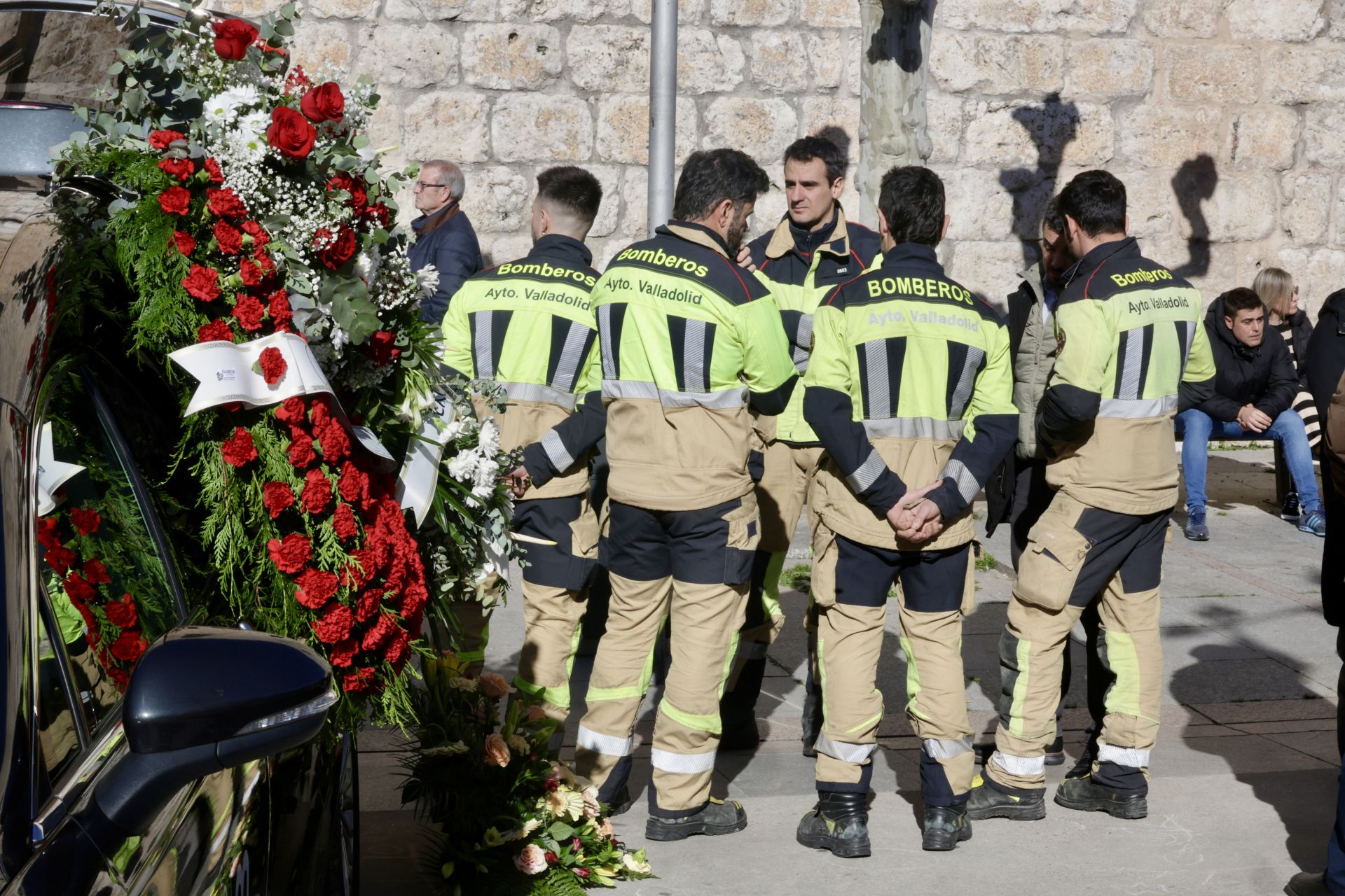 Funeral en Tudela de Duero por el bombero fallecido en acto de servicio en Fompedraza