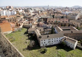 Vista aérea del Conveno de Las Catalinas, futuro centro del vino.