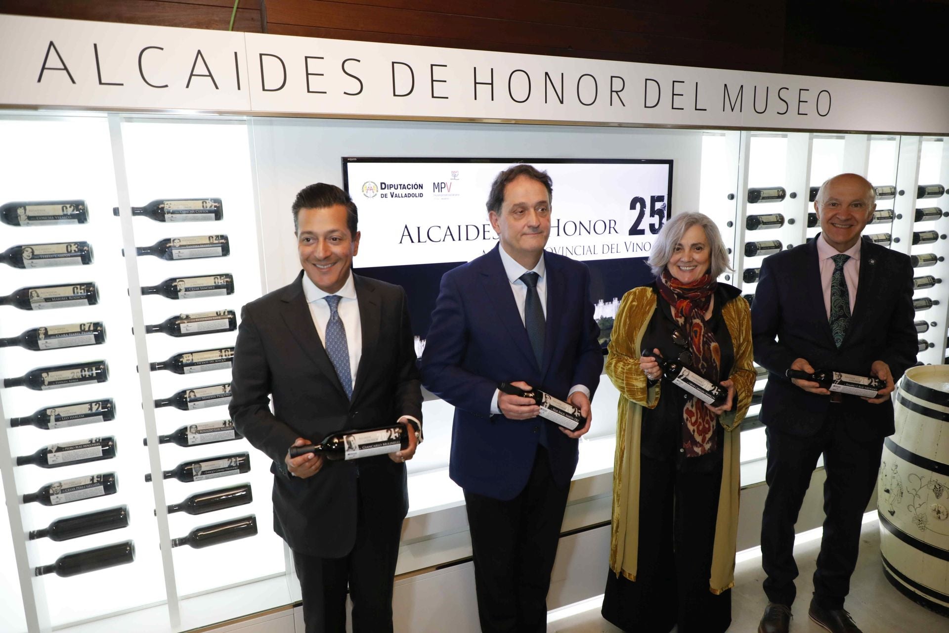 Las imágenes de la entrega de las distinciones de Alcaides de Honor del Museo Provincial del Vino
