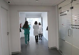 Interior del Hospital Río Carrión de Palencia.