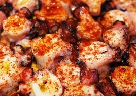 Pulpo a la gallega.