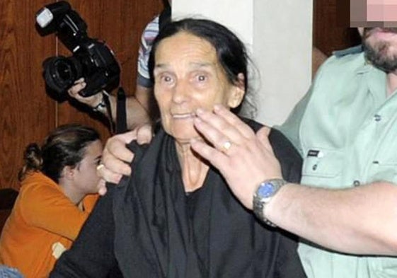 María Larralde, en 2008, durante un juicio contra el clan.