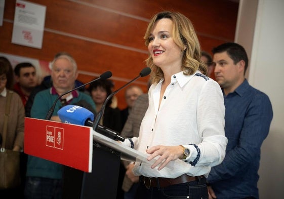 Pilar Alegría anunció ayer que será la próxima secretaria general del PSOE Aragón.