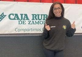 Maryanna Rodrigues posa tras su presentación en Huerta del Rey.