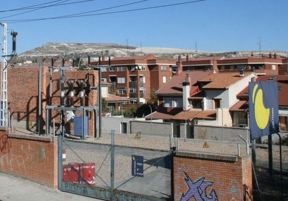 Subestación eléctrica de Cuéllar, en la provincia de Segovia.