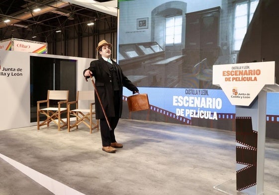 Un momento de la presentación cultural en torno a la figura de Antonio Machado en Fitur.