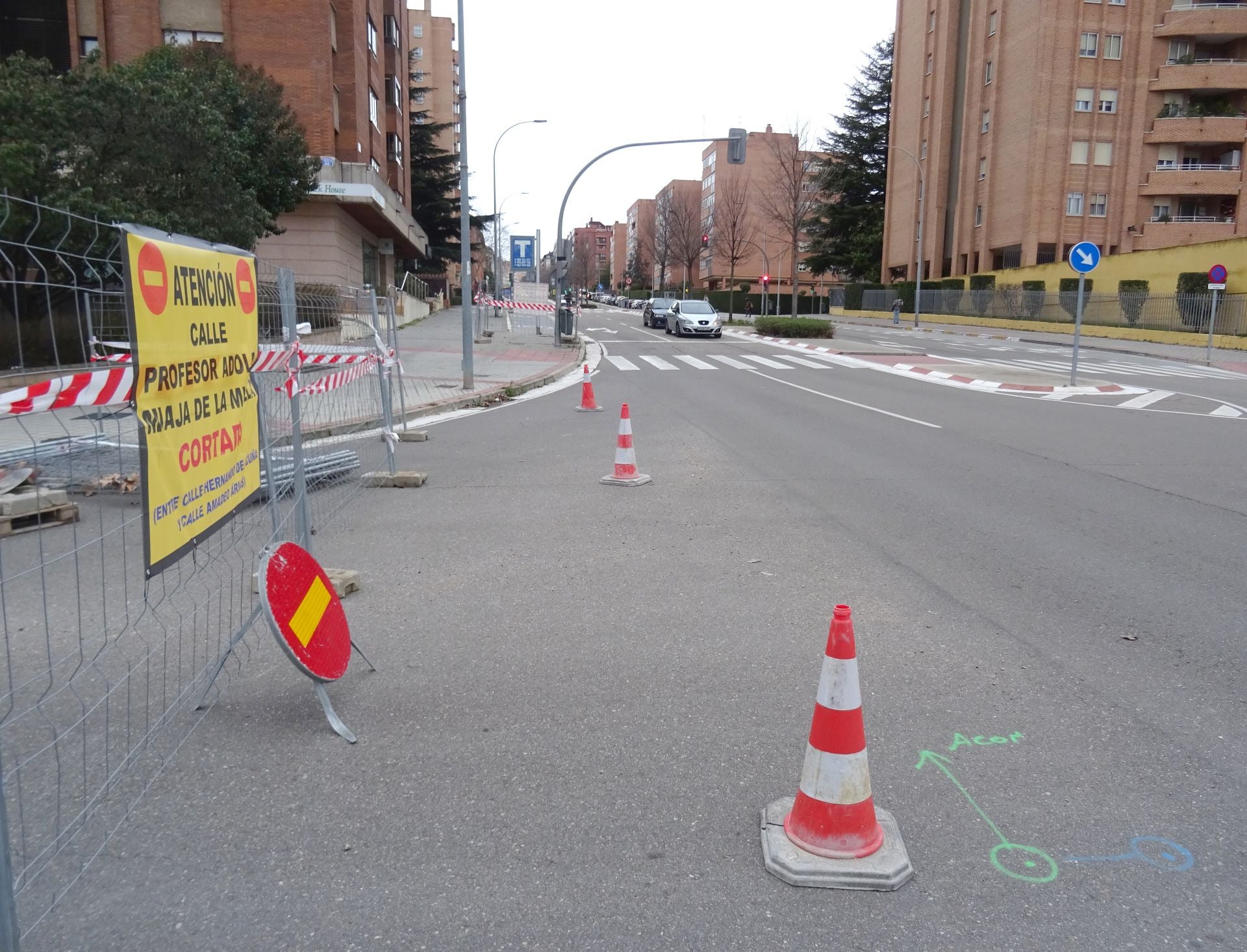 Las imágenes de las obras de la red de calor en Parquesol