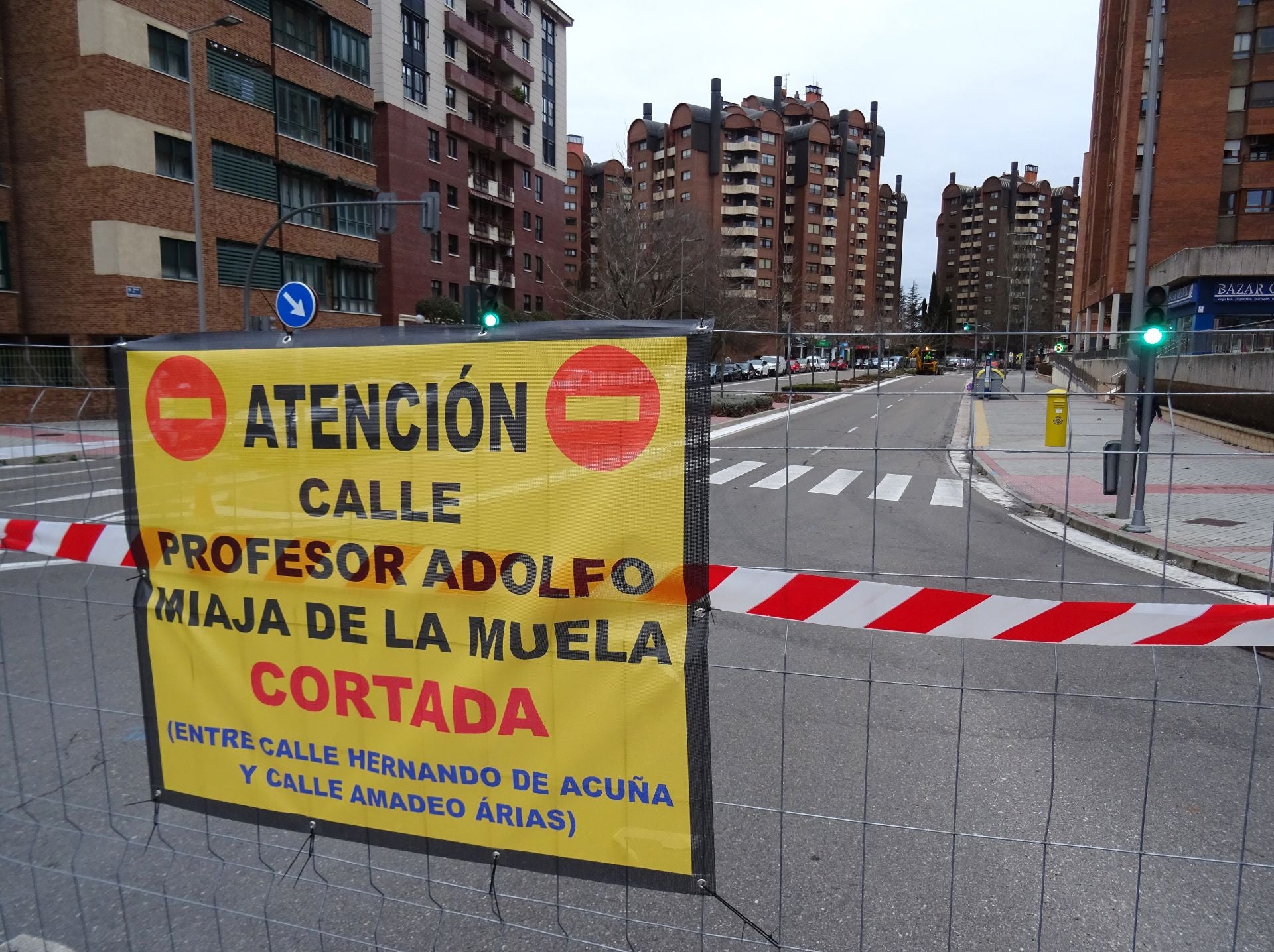 Las imágenes de las obras de la red de calor en Parquesol