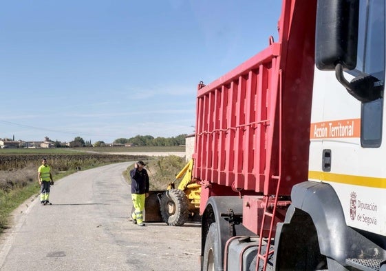 Trabajadores de la Diputación de Segovia.