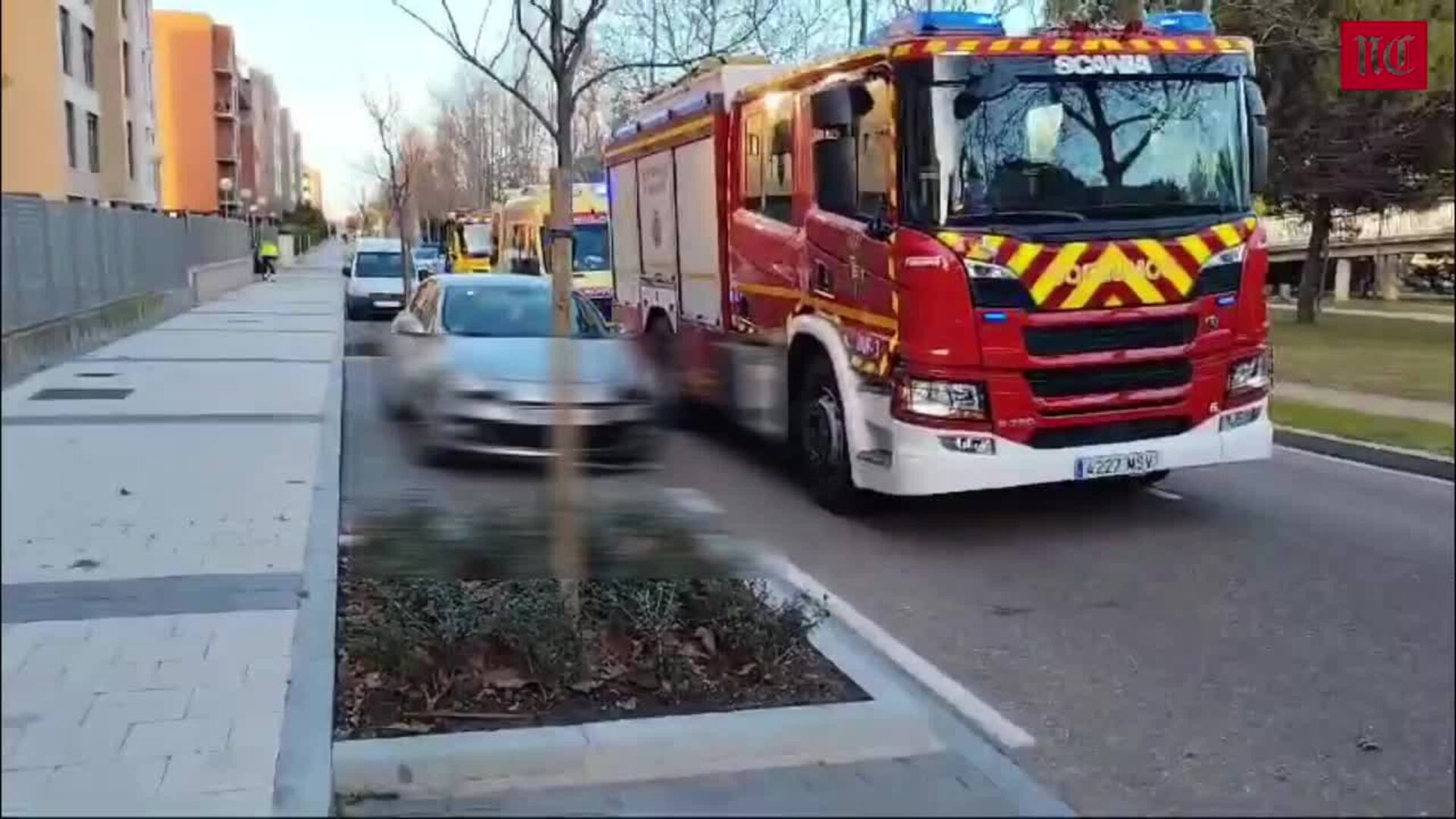 Dos heridos en un accidente en las cercanías del Hospital Río Hortega