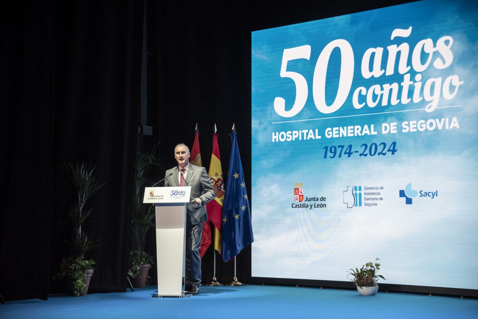 Fotografías del acto del 50 aniversario del hospital de Segovia