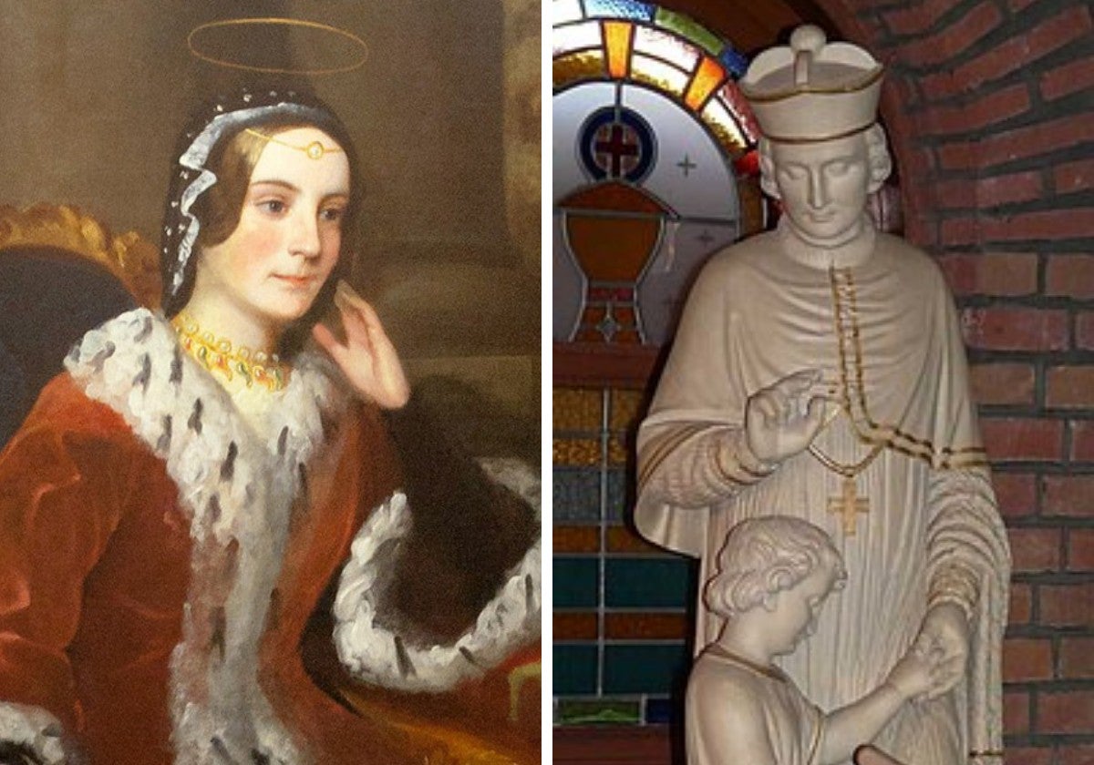 Santa Juana de Valois y San Gilberto de Sempringham.