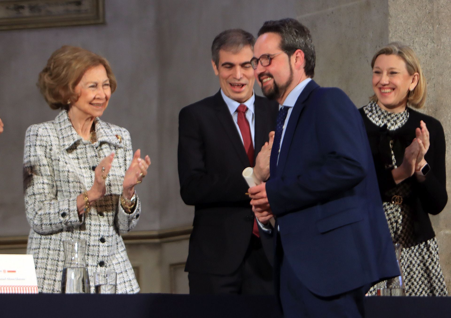 Fotos de la visita de la reina Sofía a La Granja de San Ildefonso