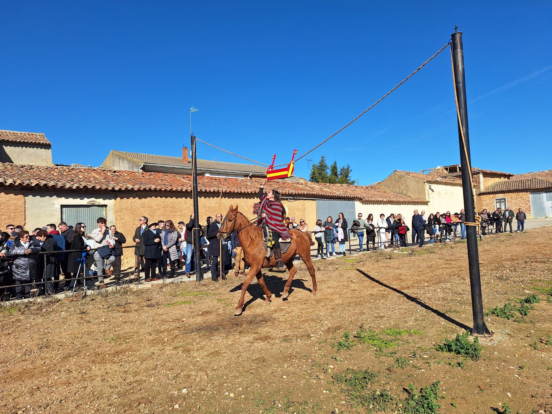 Las imágenes de las cintas a caballo en Tordehumos