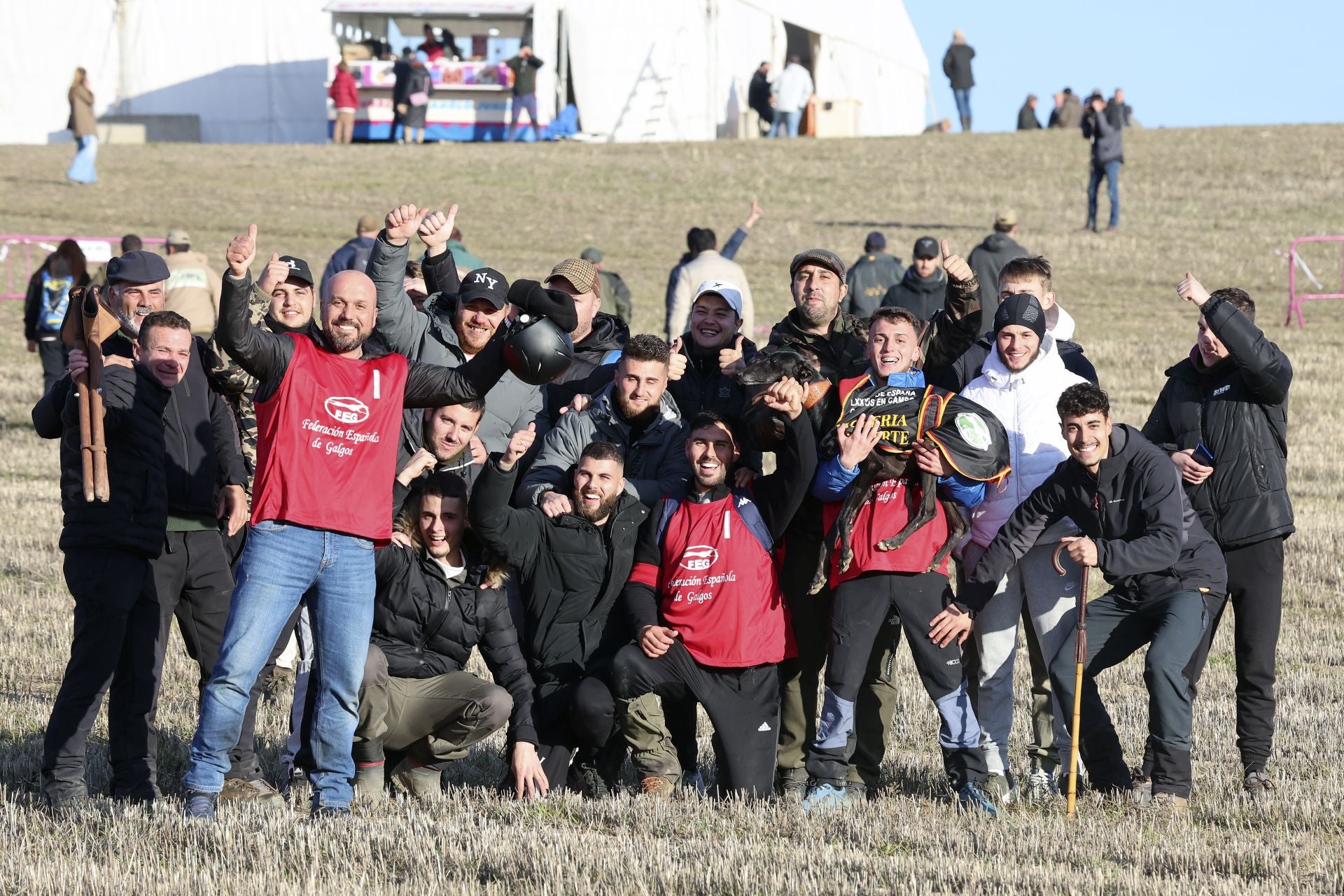 Las imágenes de las semifinales del Campeonato de Galgos