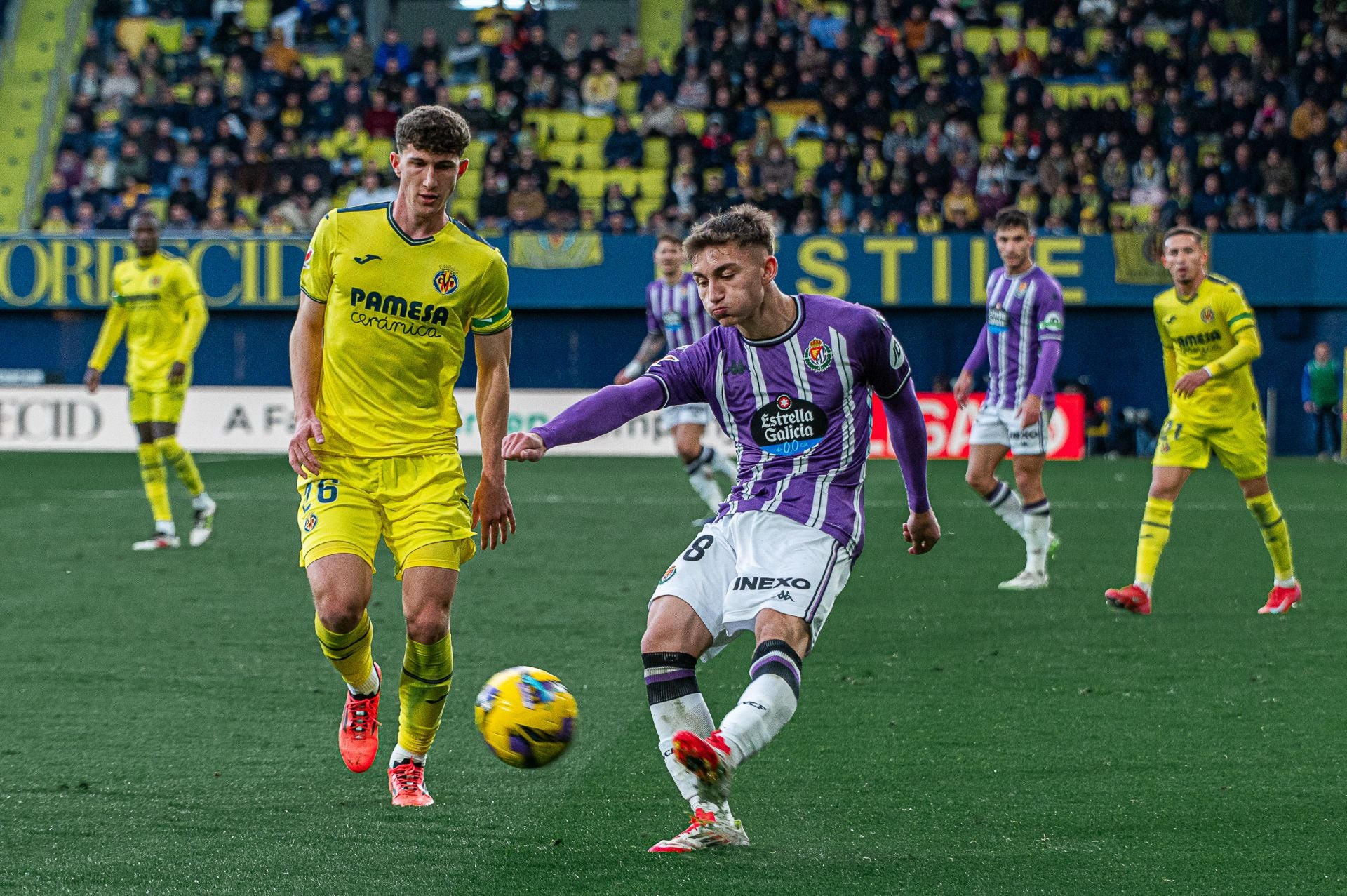 La derrota del Real Valladolid en Villarreal, en imágenes