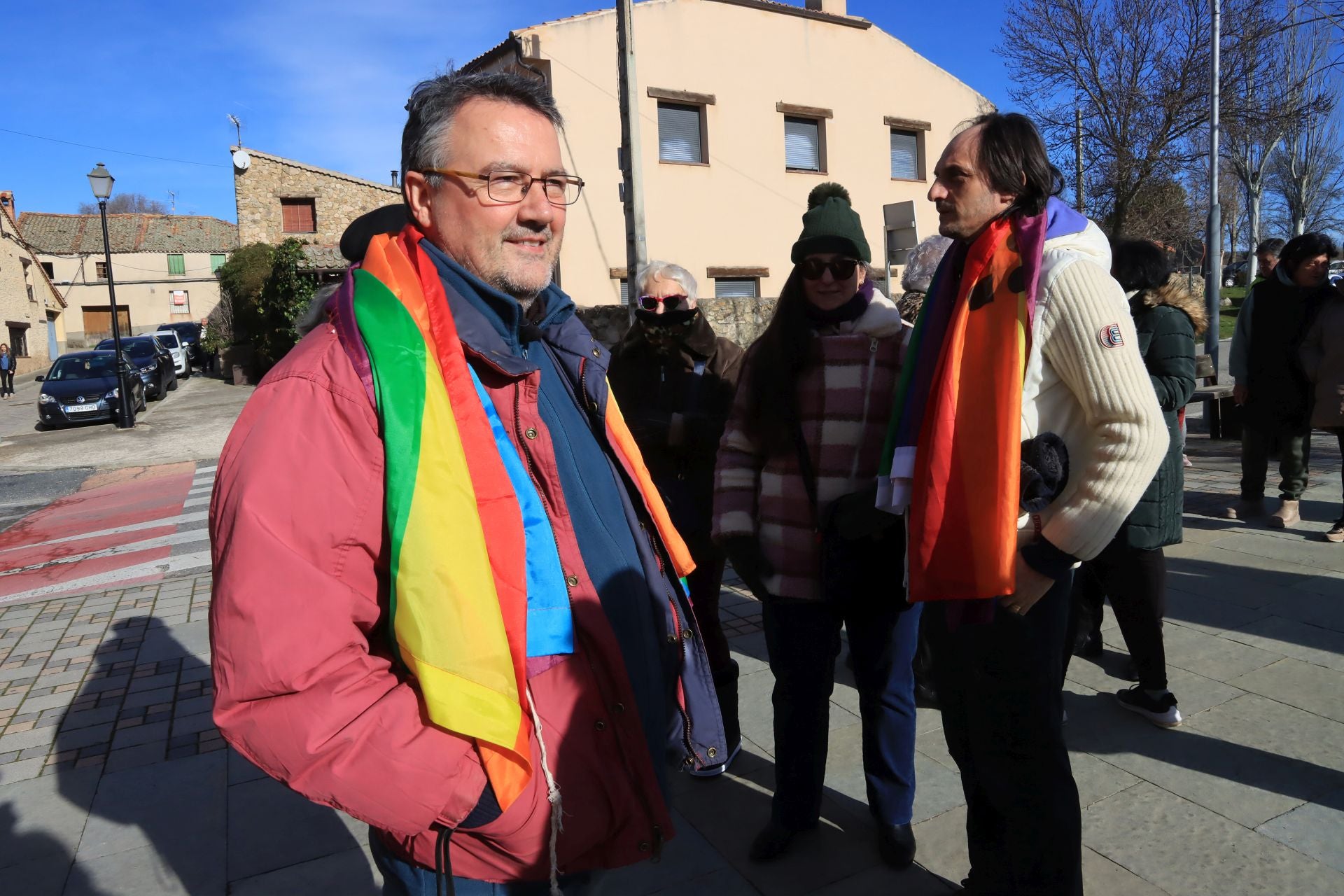 Fotos de la concentración en apoyo a las parejas homosexuales en Segovia