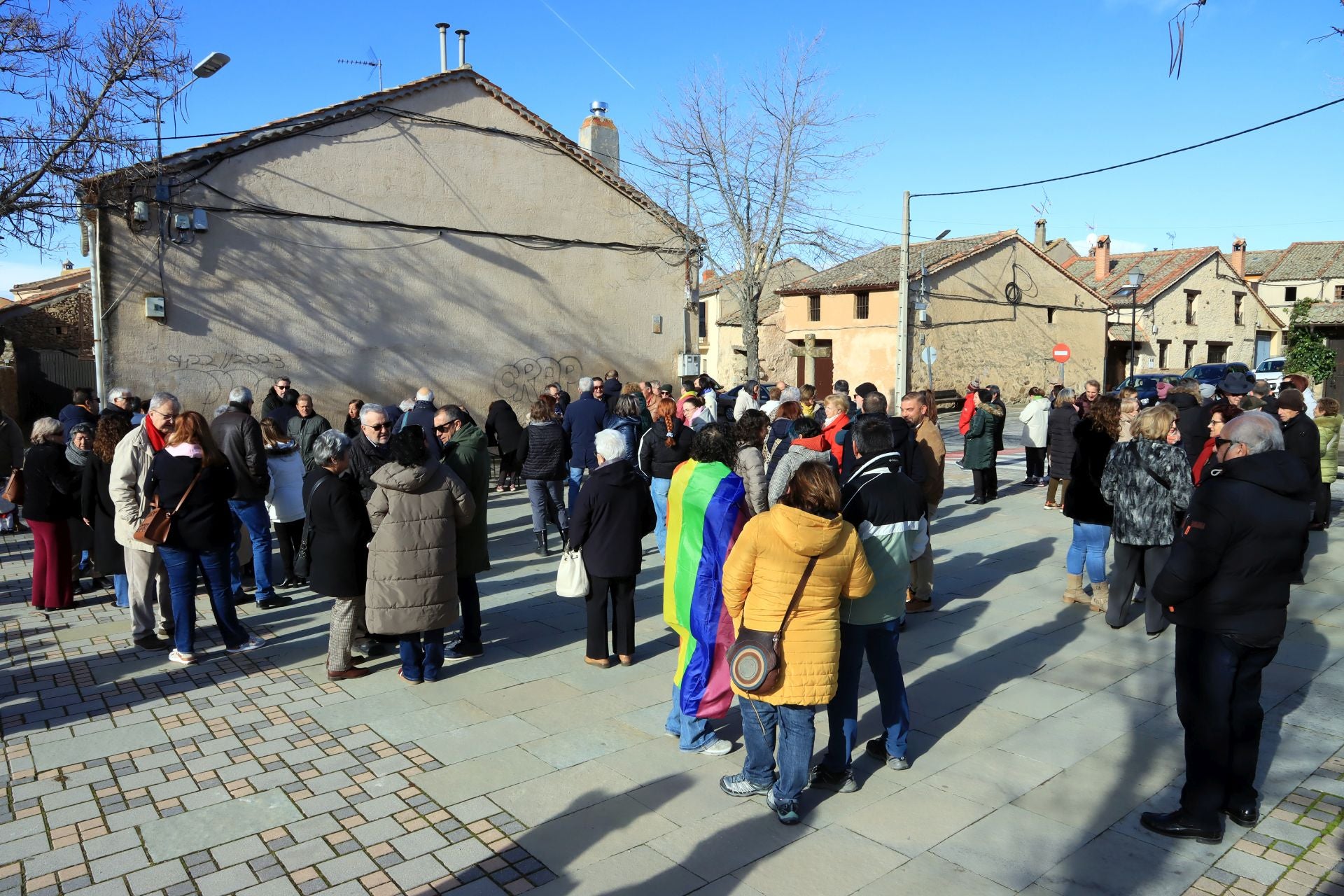 Fotos de la concentración en apoyo a las parejas homosexuales en Segovia