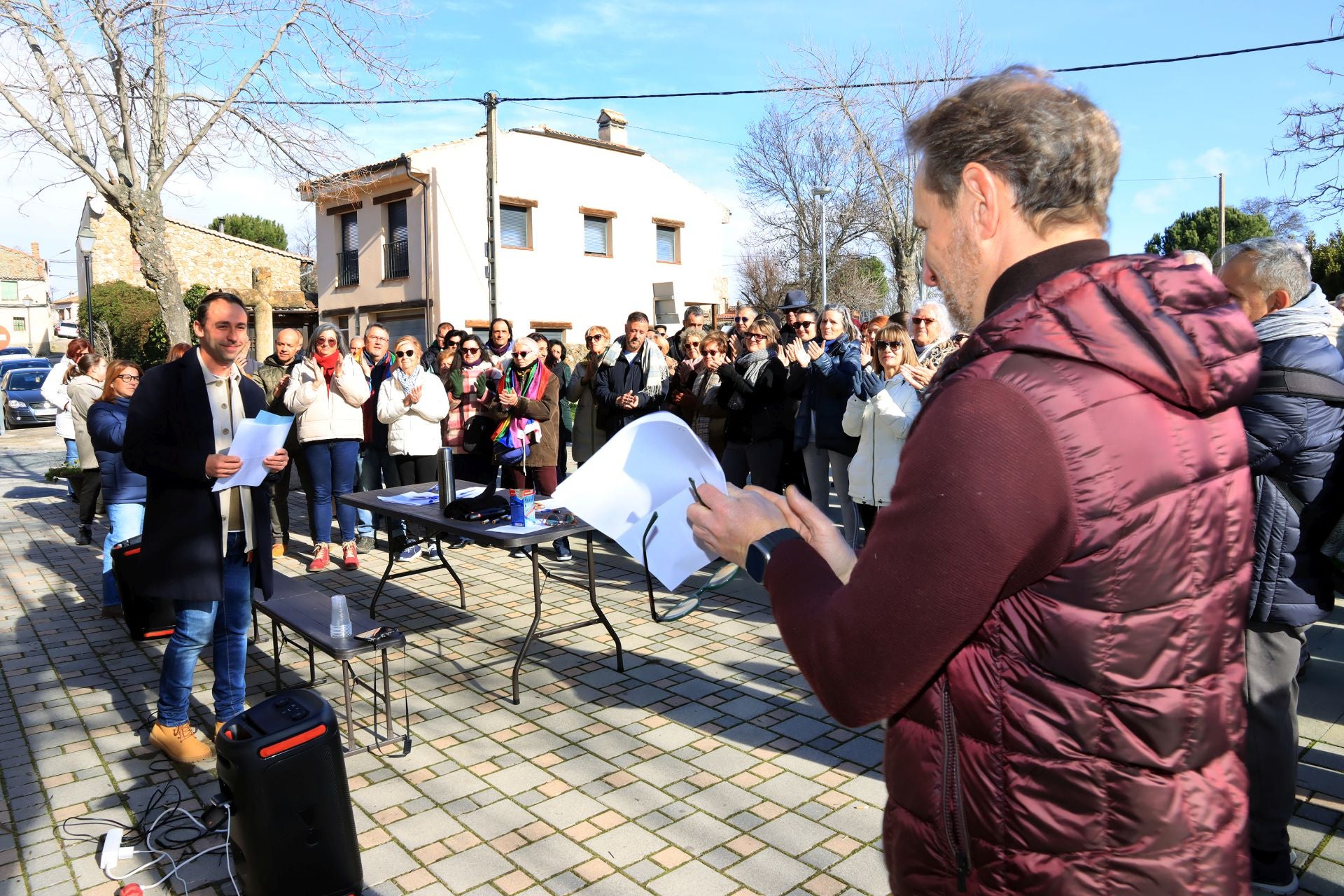 Fotos de la concentración en apoyo a las parejas homosexuales en Segovia
